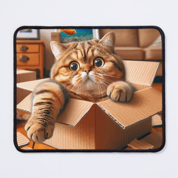 Item preview, Cat in a box designed and sold by 02am.