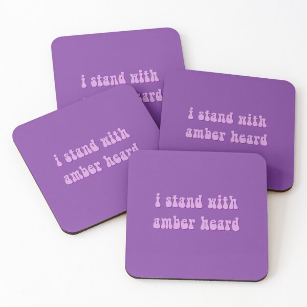 Item preview, i stand with amber heard designed and sold by Clementine Sunshine.