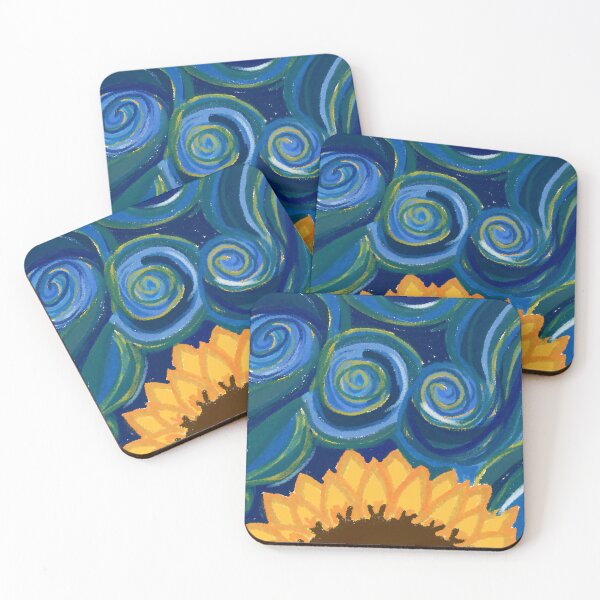 Item preview, la noche estrellada Van Gogh y una girasol designed and sold by ArtKar.