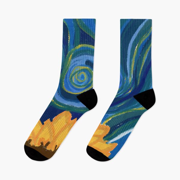 Item preview, la noche estrellada Van Gogh y una girasol designed and sold by ArtKar.