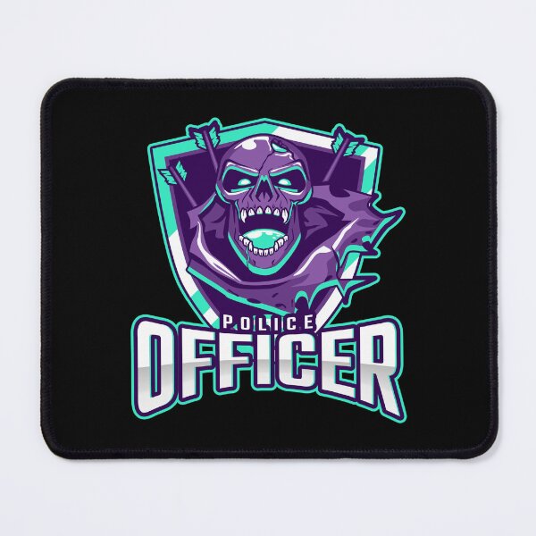 Item preview, Police Officer Design with Evil Skull designed and sold by PRIVARSHU.