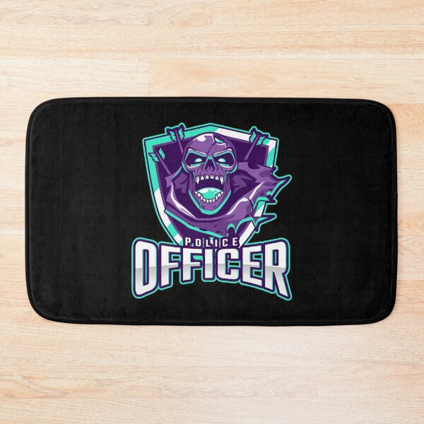 Item preview, Police Officer Design with Evil Skull designed and sold by PRIVARSHU.