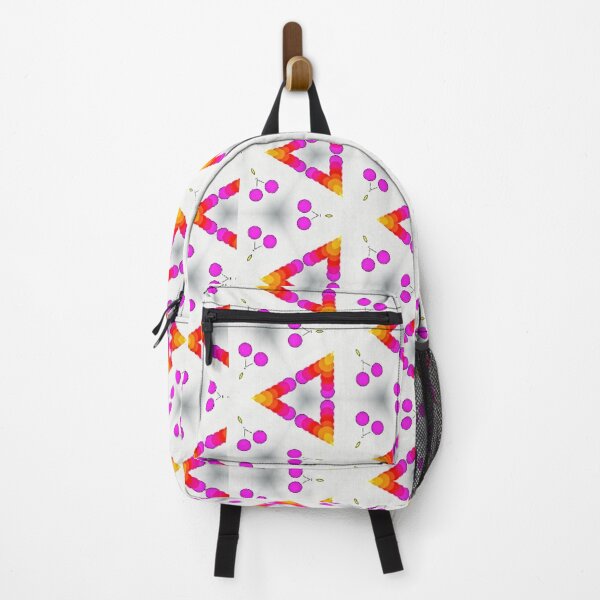 Item preview, pink yellow gray triangles  designed and sold by ritusdesigns.