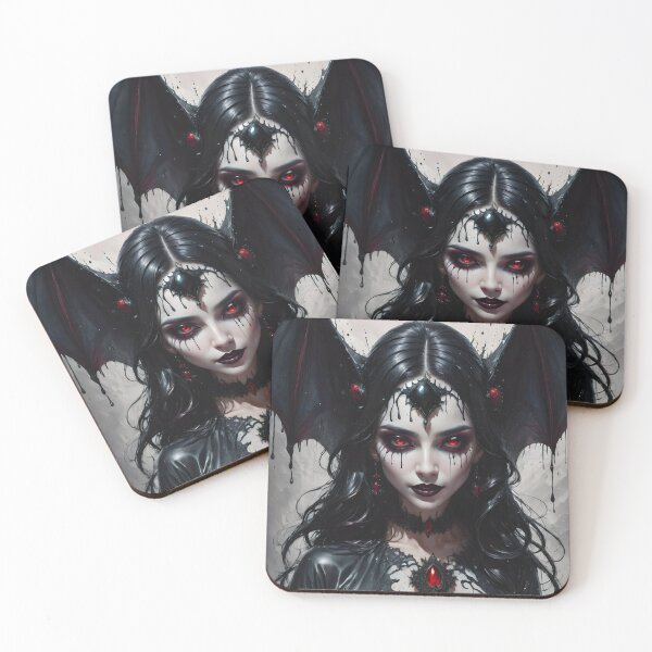 Item preview, Beautiful vampire gothic lady designed and sold by Spooky Witch Dream.