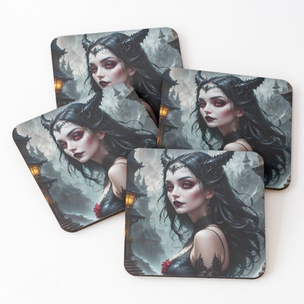 Item preview, Beautiful vampire gothic lady designed and sold by Spooky Witch Dream.