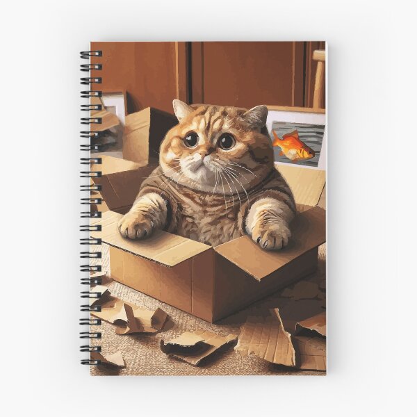 Item preview, Cat in a box designed and sold by 02am.