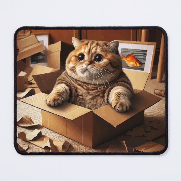 Item preview, Cat in a box designed and sold by 02am.