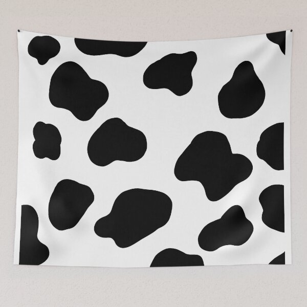 Item preview, estampado de vaca blanco y negro designed and sold by ArtKar.