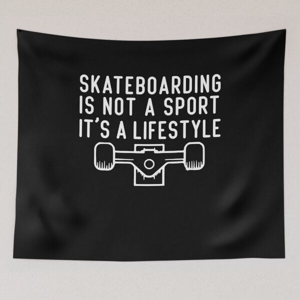 Item preview, Skateboarding isn’t a sport, it’s a lifestyle funny quotes designed and sold by BHMARTS.