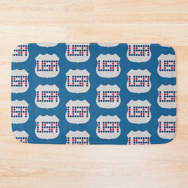 Item preview, USA  dot style themed fabric pattern graphic design designed and sold by ironpalette.