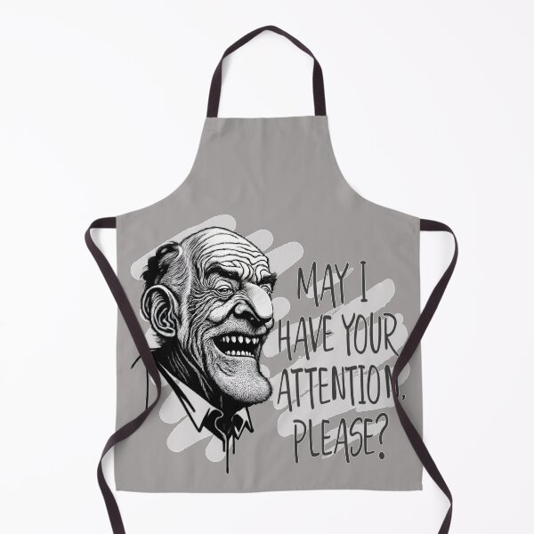Item preview, May I Have Your Attention, Please? designed and sold by NickTaroDesign.