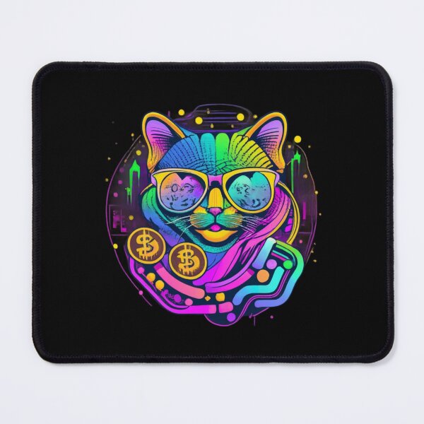 Item preview, Crypto Cat like Cattecoin designed and sold by BlueGoldArt.