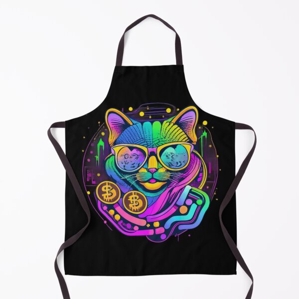 Item preview, Crypto Cat like Cattecoin designed and sold by BlueGoldArt.