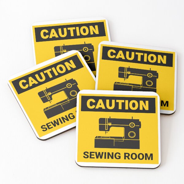 Item preview, Caution Sewing Room Warning Sign designed and sold by Sachithra Munasinghe.