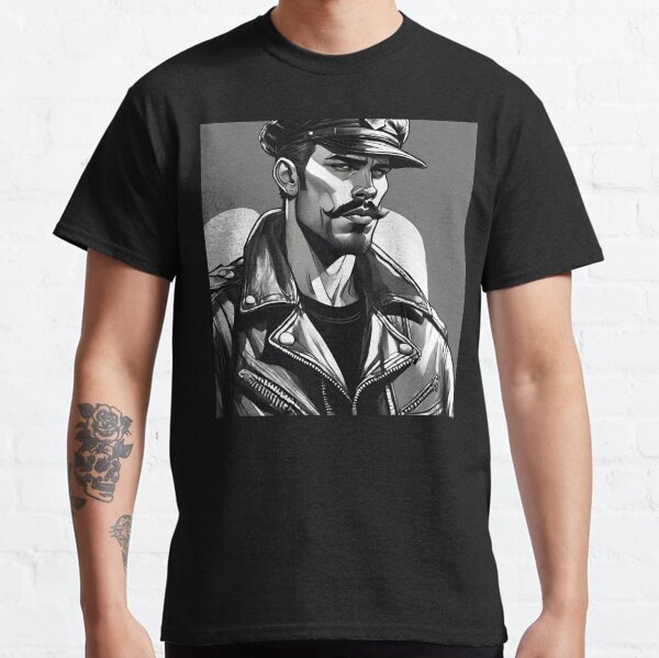 Artikel-Vorschau von 1940er Jahre Leder Biker Militärmütze Daddy LGBTQ Gay Pride Grafikdesign, designt und verkauft von ItsAKinkThing.