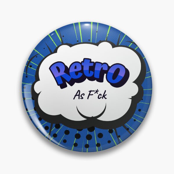 Item preview, Retro AF Blue and Lime Burst designed and sold by GenXaf.