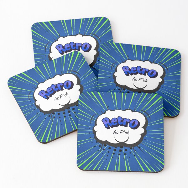 Item preview, Retro AF Blue and Lime Burst designed and sold by GenXaf.