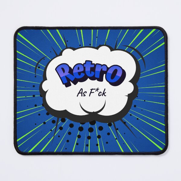 Item preview, Retro AF Blue and Lime Burst designed and sold by GenXaf.