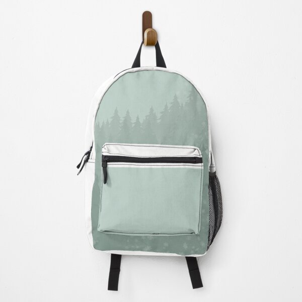 Item preview, Winter forest with snow green designed and sold by Sageleafprints.
