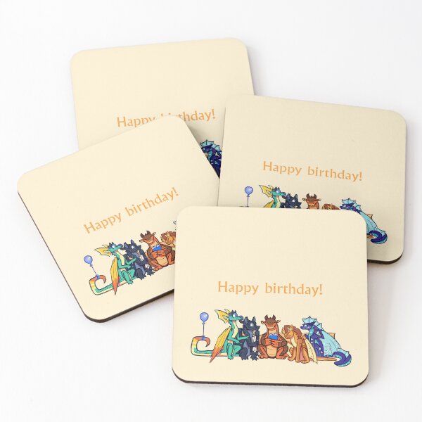 Item preview, Happy birthday from The dragonets of destiny - Wings of Fire  designed and sold by Aloe Wing.