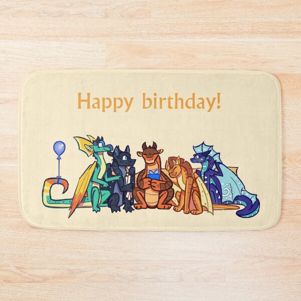 Item preview, Happy birthday from The dragonets of destiny - Wings of Fire  designed and sold by Aloe Wing.