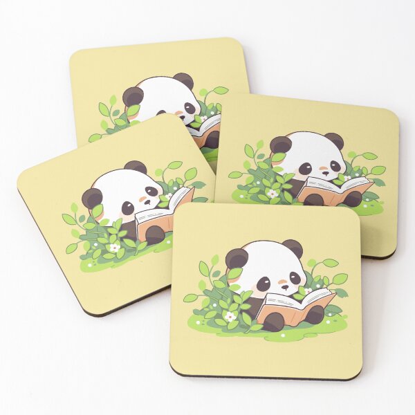 Item preview, Panda Reading A Book In Nature designed and sold by SweetClicks123.