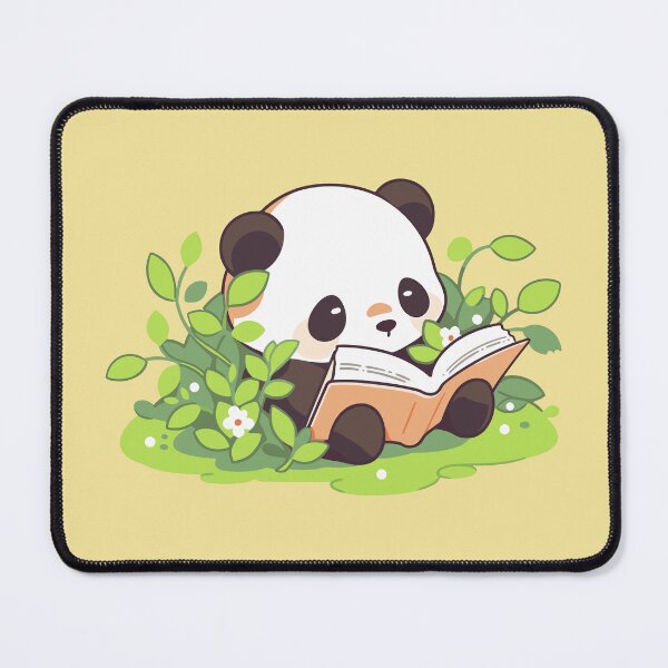 Item preview, Panda Reading A Book In Nature designed and sold by SweetClicks123.