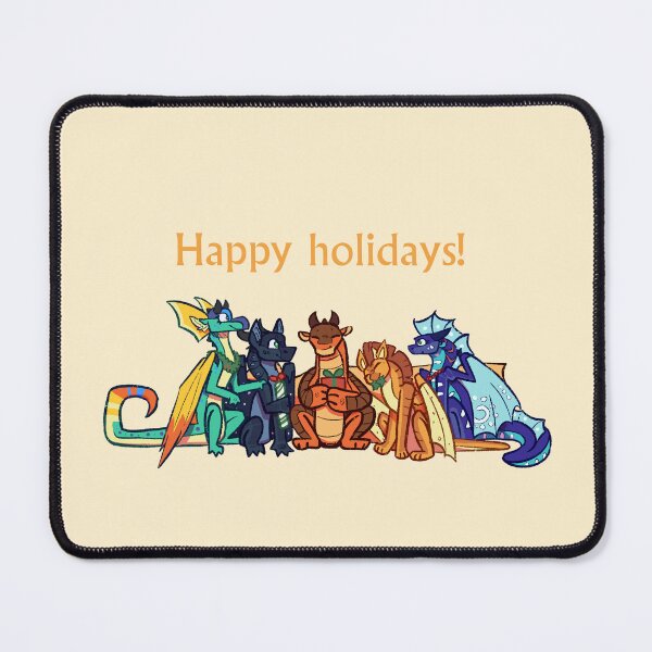 Item preview, Happy holidays from The dragonets of destiny - Wings of Fire designed and sold by Aloe Wing.