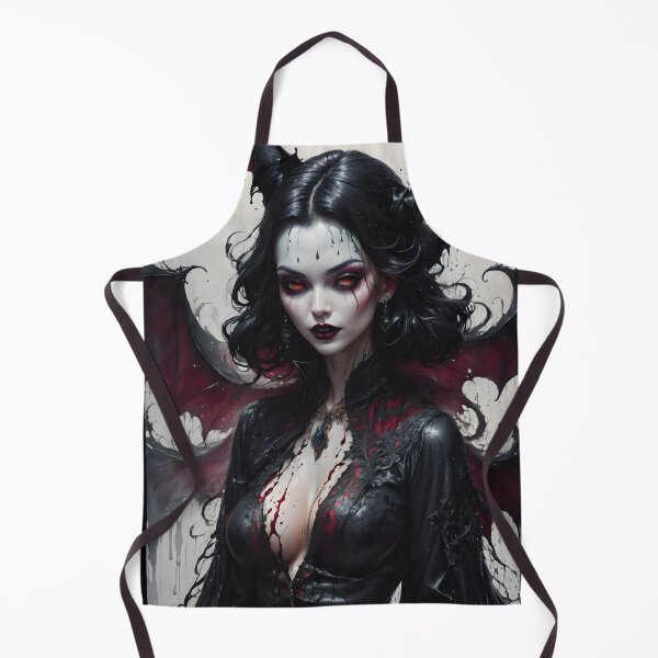 Item preview, Beautiful dark vampire gothic lady designed and sold by Spooky Witch Dream.