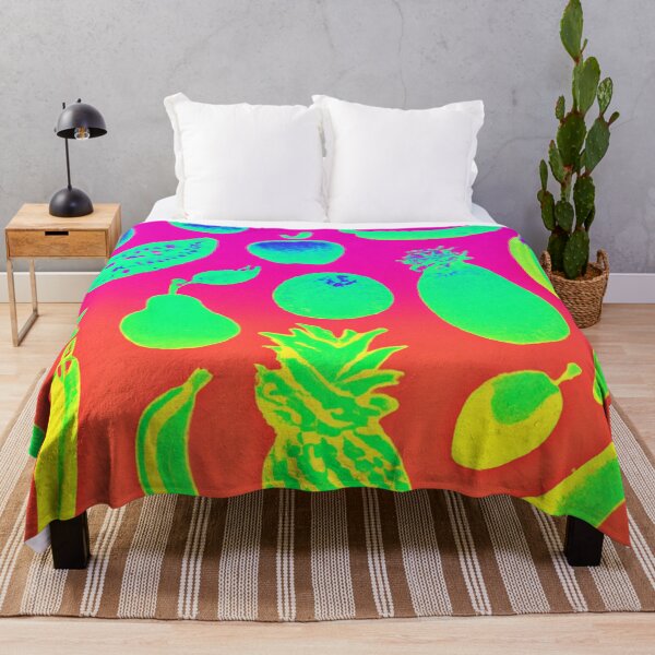 Item preview, Vibrant Neon Fruits Pattern designed and sold by Health And Fitness Posts e-Store.