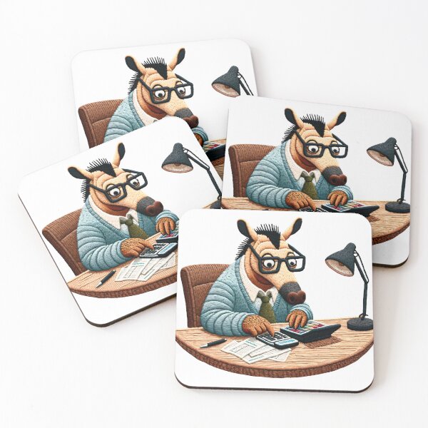 Item preview, Accountant Aardvark - Balancing the Books designed and sold by #Adulting Central.