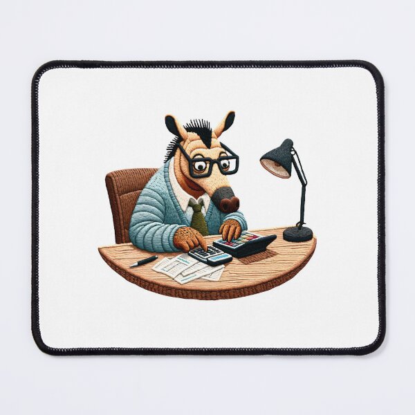 Item preview, Accountant Aardvark - Balancing the Books designed and sold by #Adulting Central.