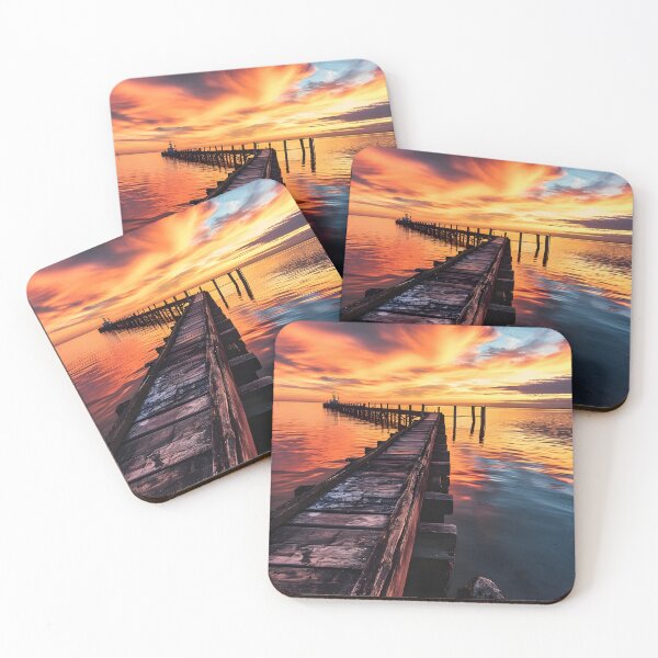 Item preview, Twilight Serenade: Pier's Vista designed and sold by AI-Only Creations.