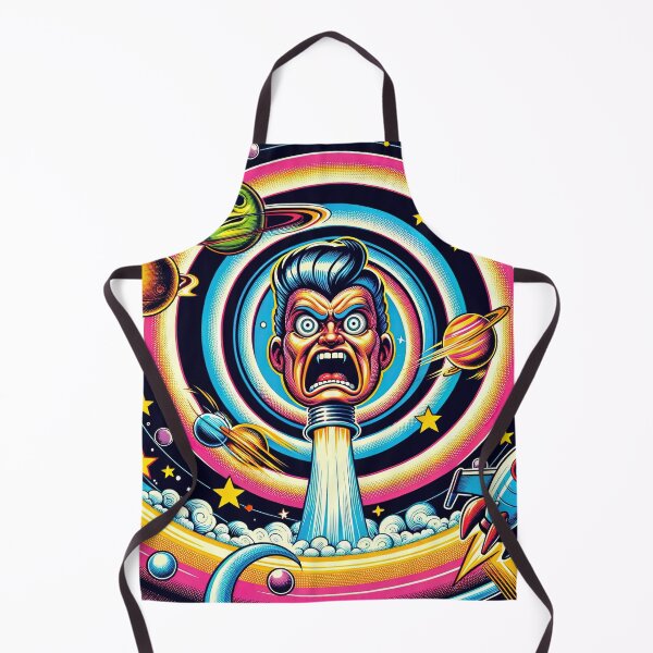 Item preview, Rocket head amid galactic maelstrom designed and sold by artwaves.