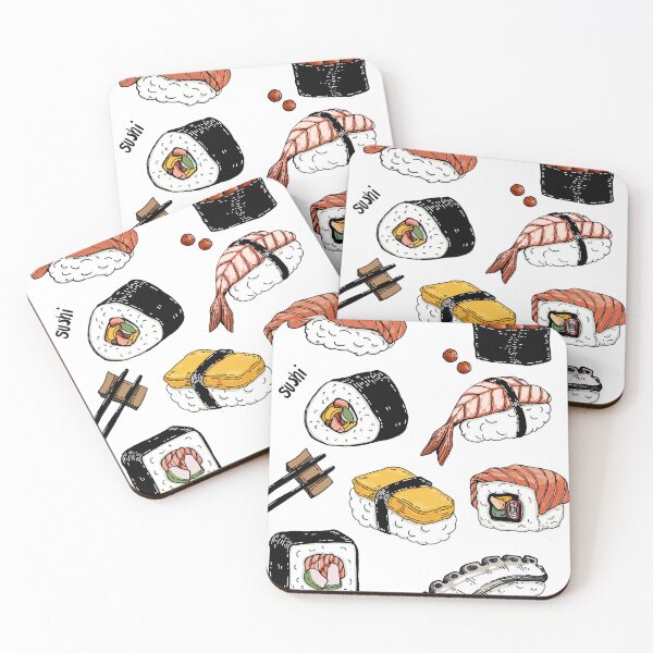 Item preview, Conjunto lindo de sushi de garabatos designed and sold by SS-V16330021.