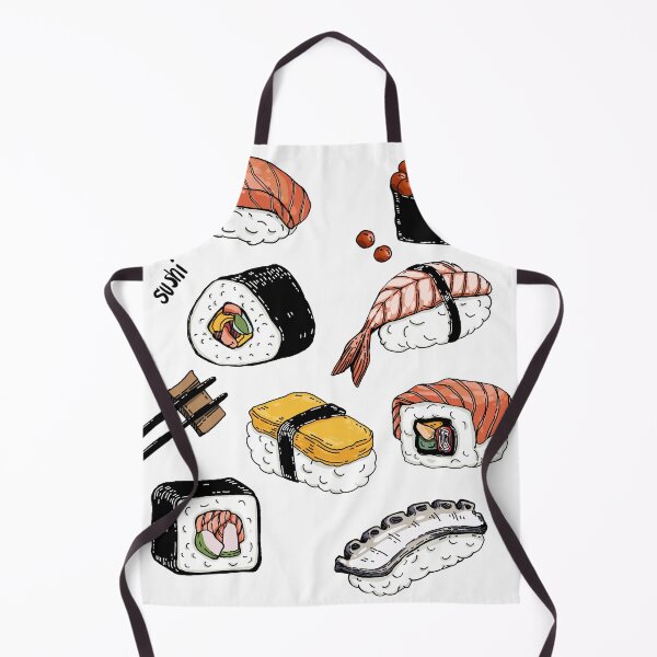 Item preview, Conjunto lindo de sushi de garabatos designed and sold by SS-V16330021.