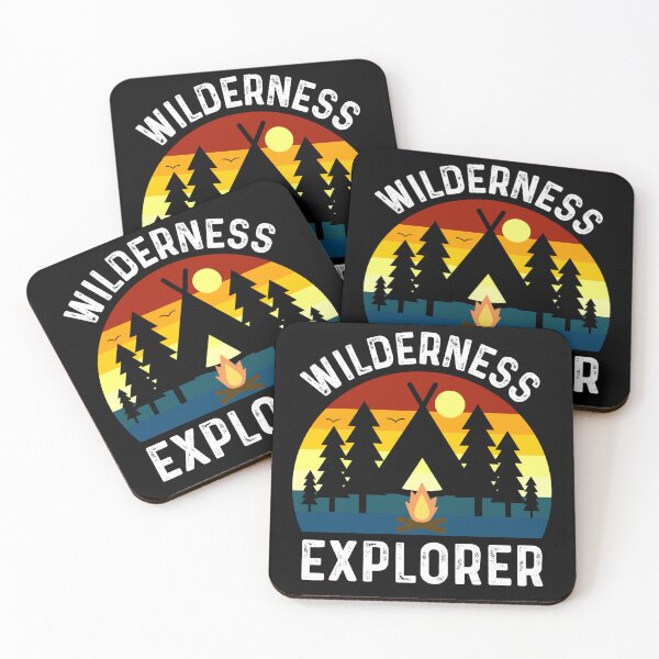 Item preview, Wilderness Explorer - Forest Camping Adventure  designed and sold by Sunserize Designs.