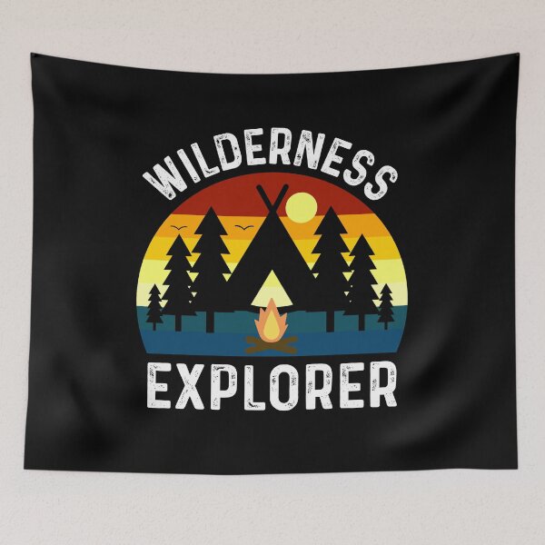 Item preview, Wilderness Explorer - Forest Camping Adventure  designed and sold by Sunserize Designs.
