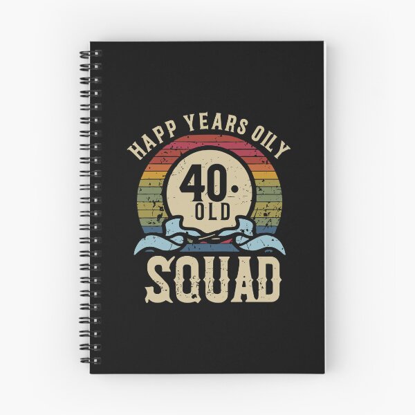 Item preview, 40 Year Old Birthday Squad Vintage T-Shirts designed and sold by MizoX7.