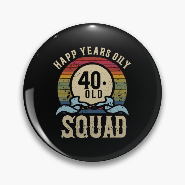 Item preview, 40 Year Old Birthday Squad Vintage T-Shirts designed and sold by MizoX7.