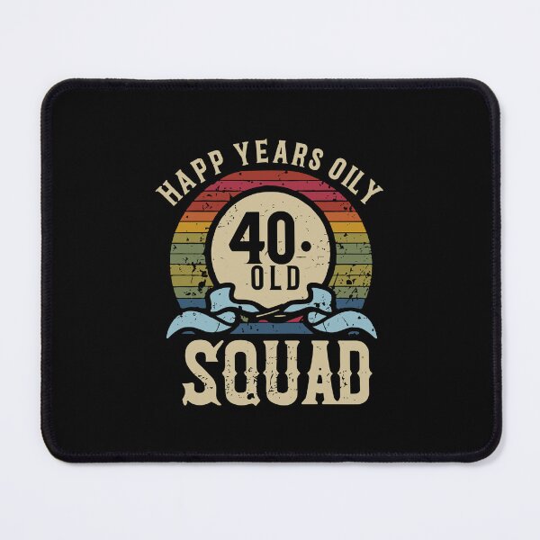 Item preview, 40 Year Old Birthday Squad Vintage T-Shirts designed and sold by MizoX7.