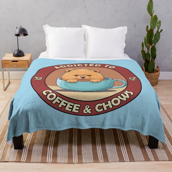 Item preview, Addicted to Coffee & Chows - Perfect for Coffee Lovers and Dog Owners  designed and sold by brindled.