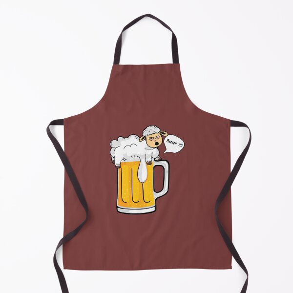 Artikelvorschau, Lustige Schafe auf einem Bierglas entworfen und verkauft von Donutlovers.