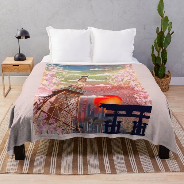 Item preview, Tokyo Tower in Spring designed and sold by mazarte.