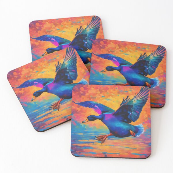 Item preview, Flying Duck Oil Painting designed and sold by Bunmigraphics .