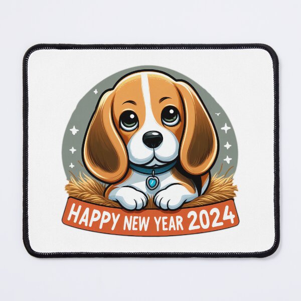 Item preview, Beagle Bliss: Sweet-Eyed Wishes for a Happy New Year! designed and sold by EpicPaws.