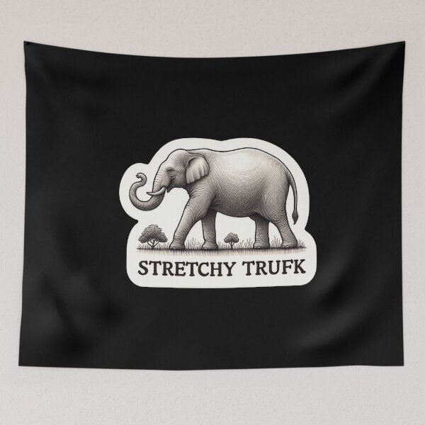 Item preview, Elephant Stretchy Trunk designed and sold by Master-Print.