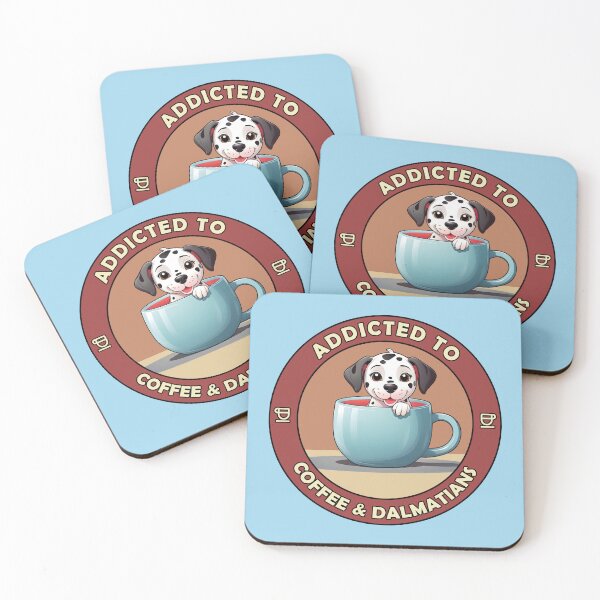 Item preview, Addicted to Coffee & Dalmatians - Perfect for Coffee Lovers and Dog Owners  designed and sold by brindled.