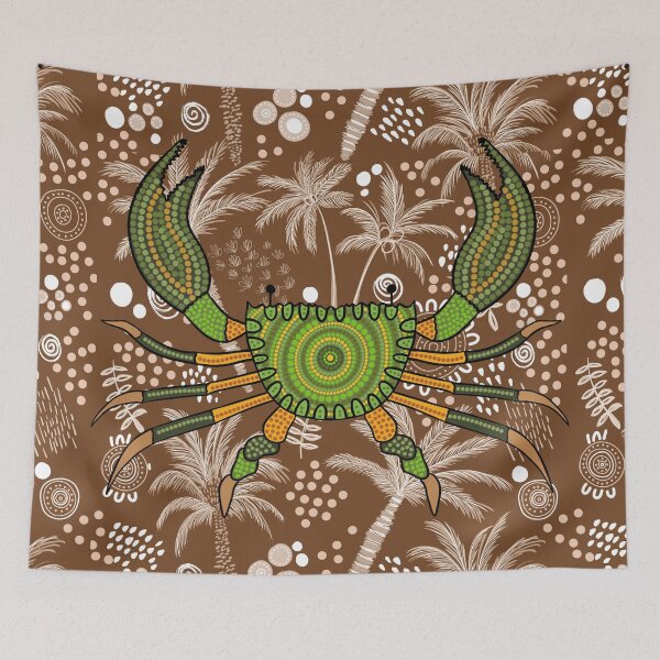 Item preview, Abstract image of a crab designed and sold by SweetRossel.