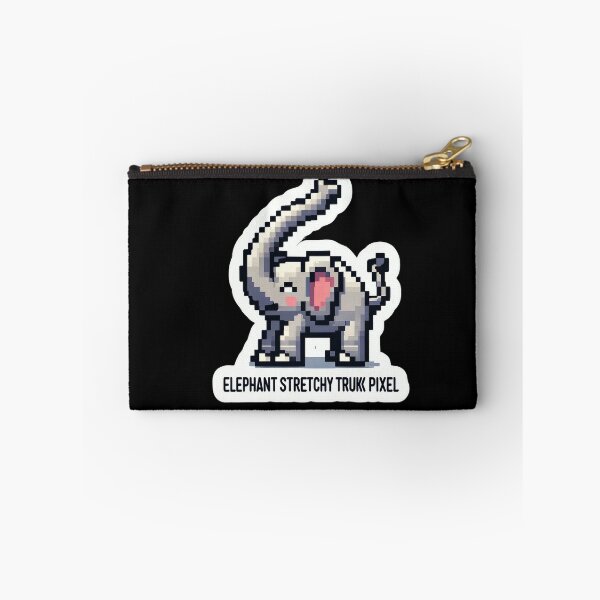 Item preview, Elephant Stretchy Trunk Pixel designed and sold by Master-Print.